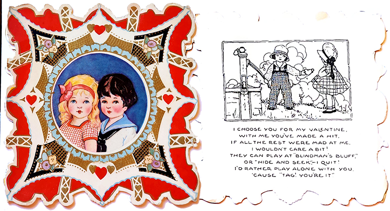 Vintage Valentine Post Card