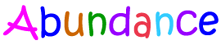 Abundance